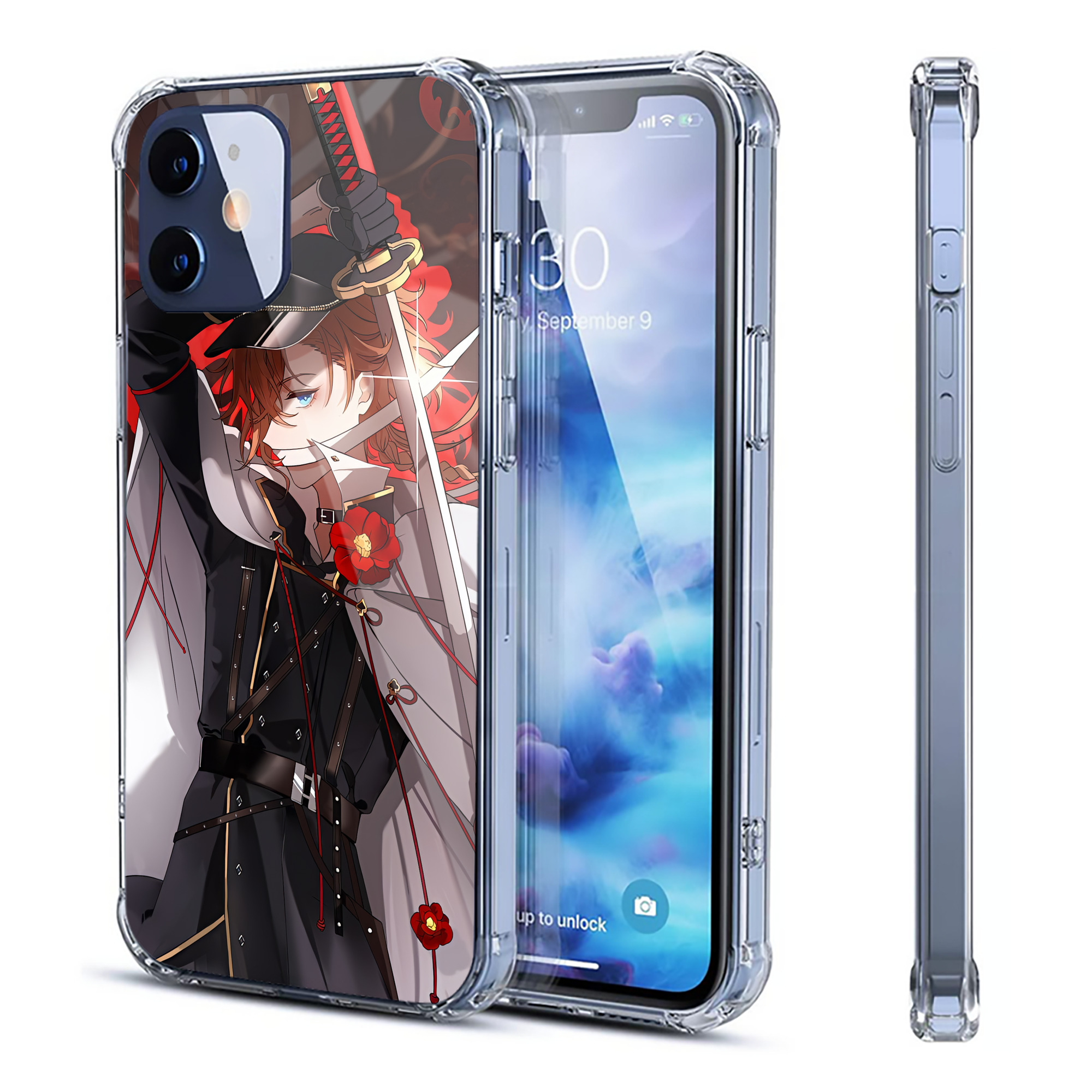 （画像用） 文豪ストレイドッグス Bungo Stray Dogs 【iPhone 12シリーズ対応】透明スマホケース（クリアソフトケース）